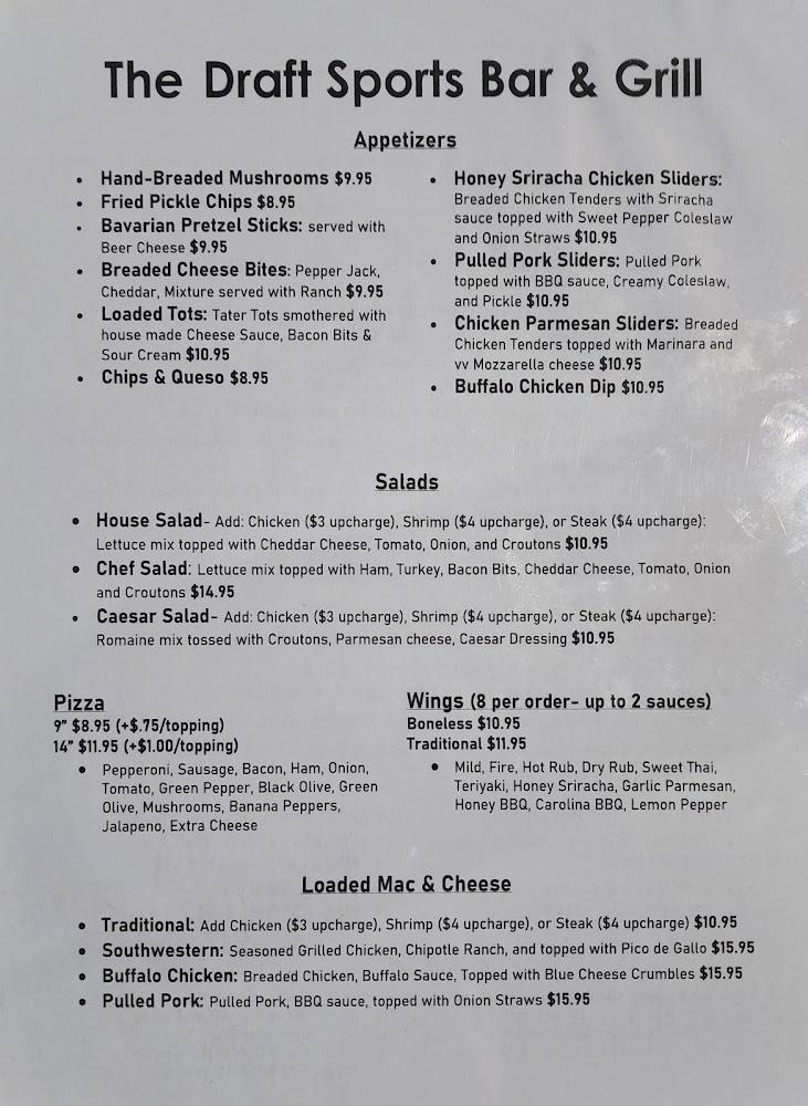 The Draft Sports Bar And Grill Bavarian Pretzel Sticks